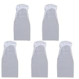 Warmhm 5-teiliger Flugzeugsitzbezug: Universelle Einweg-Sitzbezüge aus Kunststoff für den Einsatz im Auto und Flugzeug – Vliesschutz für Reisen und Taxidienste