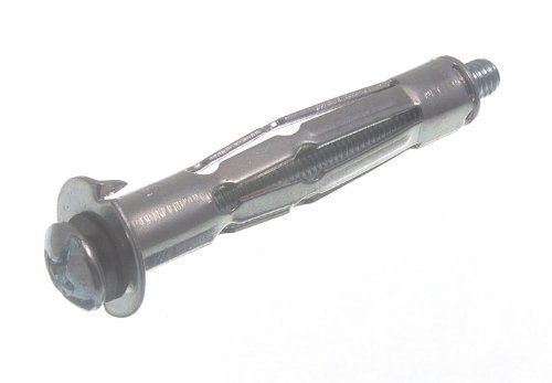 Cheville plâtre M5x52mm BZP pour mur creux et plaque de plâtre - Lot de 200