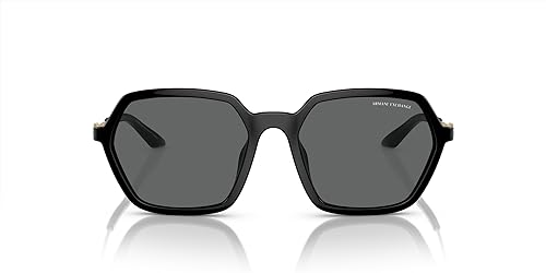 Armani Exchange Women's Ax4139su Universal Fit Hexagonal Sunglasses