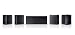 Produktbild Pioneer Lautsprecher-Set, S-11, (1x Center Lautsprecher, 2x Front Lautsprecher, 2x Surround Lautsprecher), für Heimkino-Systeme, 150 Watt max. Belastbarkeit, schwarz