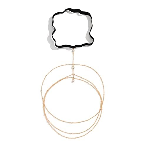 AQUASTREET Multi Layered Celebrity Golden Alloy Thigh Chain/Leg Chain Jewelry For Women And Girls | Leg Chain for women | Gift for women | Jewellery for women (B0C9DGWBWQ) Amazon Price History, Amazon Price Tracker