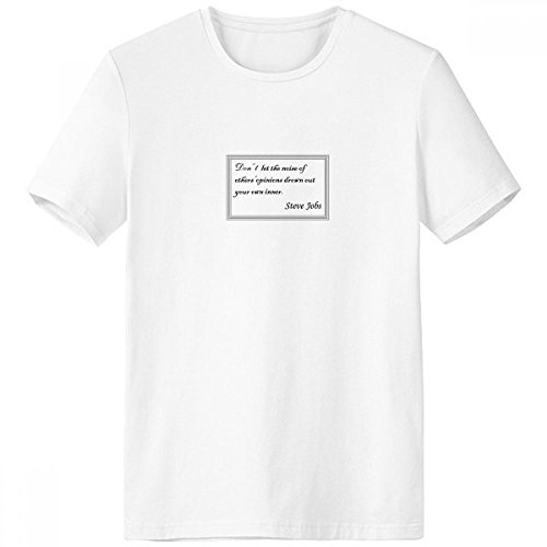 T-shirt Homme Ne laissez pas les opinions des autres vous définire Blanc