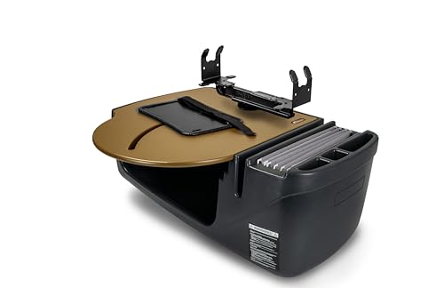 AutoExec Roadmaster - Escritorio de Coche para estación de Trabajo y Oficina móvil, Color marrón Bourbon, con Soporte para Impresora