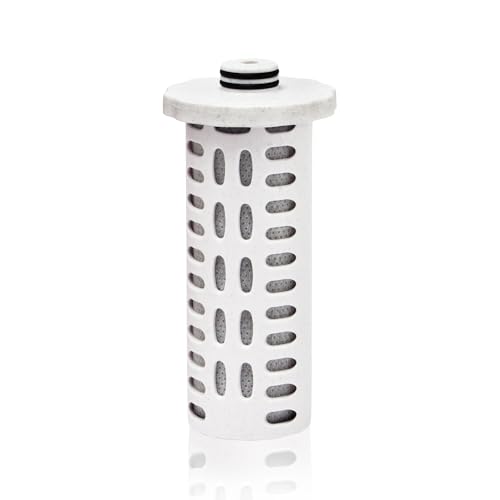 ALKANATUR Recambio Filtro Ducha 50000L Ecológico Libre de Sulfito Cálcico E226 - Elimina Cloro y Metales Pesados - Instalación Fácil y Compatible - Ideal para Agua con Impurezas | ALKANATUR