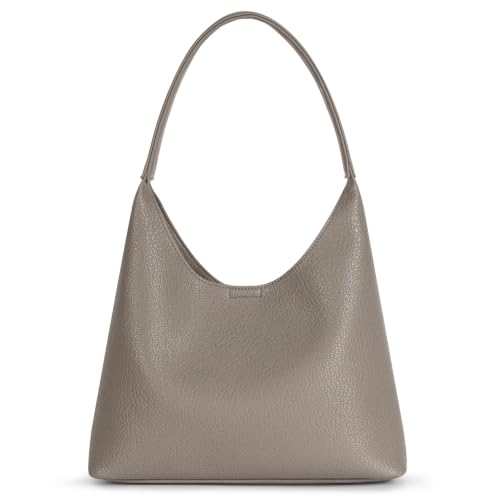 Image of Hobo Bags for Women, Small Slouchy Hobo Purse, Soft Vegan Leather Shoulder Bag Trendy Everyday Tote Handbag, 11'' (28cm)
