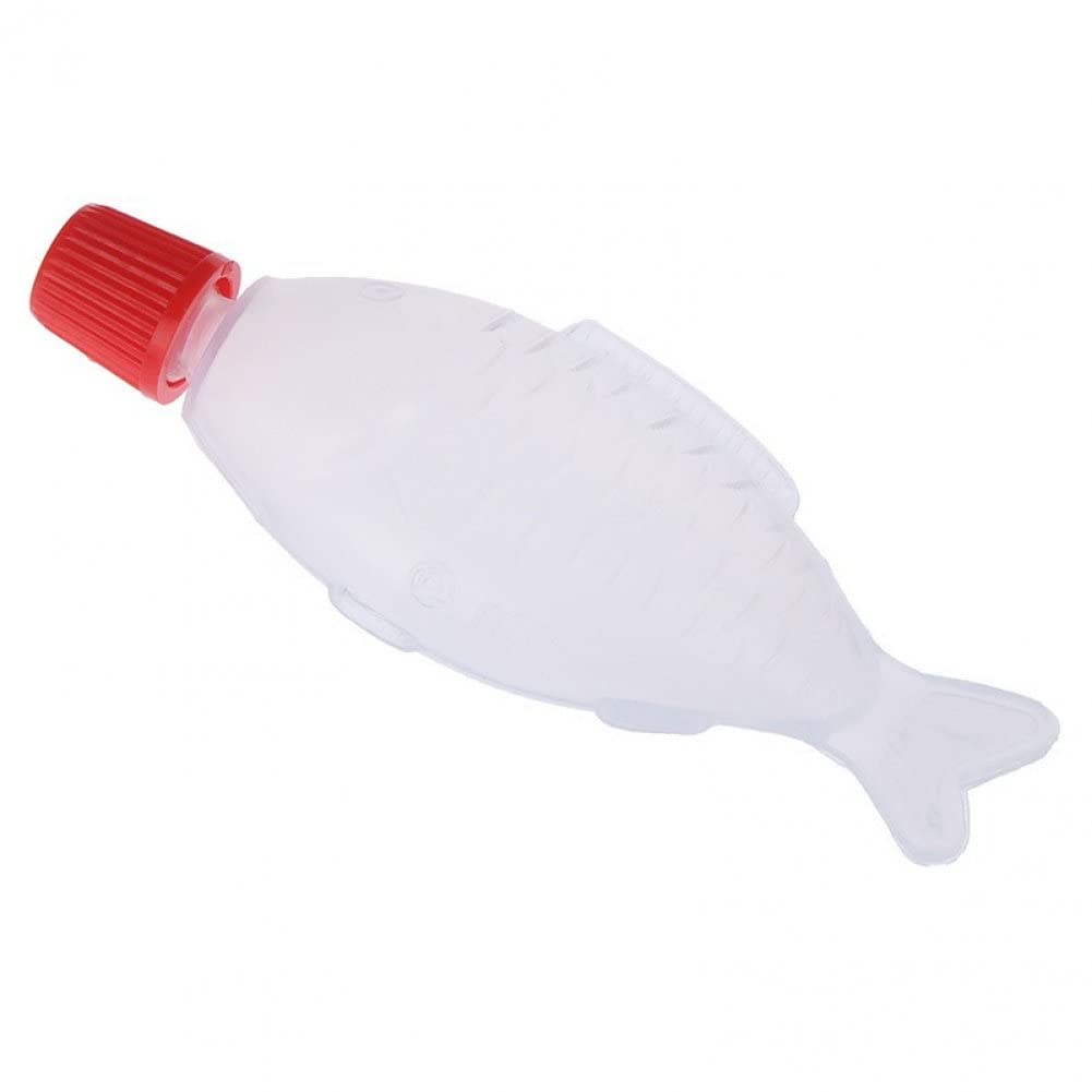 10 szt. 4 ml butelki z sosem sojowym w kształcie ryby mini butelki do wyciskania butelki na ocet naczynie na sos kulka ryżowa pojemnik wzmacniający smak