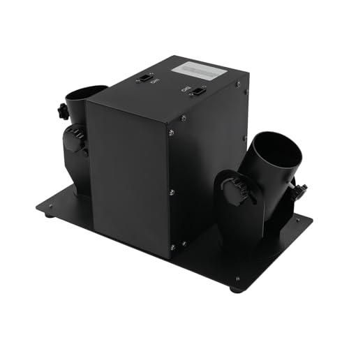Cañón Profesional de Confeti de 2 Cabezas, Lanzador Eléctrico DMX512 de Doble Barril con Control Remoto para Eventos y Fiestas miniatura 6