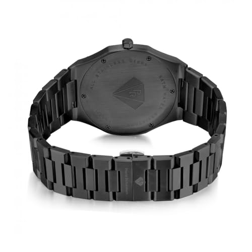 PIERRE RICHARDSON PR5428 Men’s Luxury Watch – Japanese Quartz Movement, Stainless Steel, 41mm, 5ATM Water Resistant, Scratch-Resistant Sapphire Crystal Glass – Classic Dress Watch for Men4