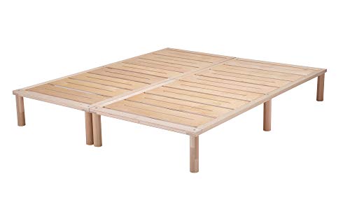 Gigapur G1 29715 Bett | Bettgestell mit Lattenrost | Birke Natur Schicht-Holz | belastbar bis 195 kg je Element | 170 x 200 cm (1 x 80 x 200 cm + 1 x 90 x 200 cm)