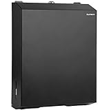 Sunera Black Paper Towel Dispenser C-Fold Multi-Fold Wall-Mount Commercial Paper Towel Dispenser Hand Towel Dispenser Multifold Paper Towels Dispenser Large Capacity