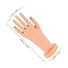 HOODANCOS Male Mannequin Hand Model for Jewelry Display, Large Size Seamless Industrial Left Hand Glove Form, Khaki Dipped Glove Stand for Rings Bracelets and Watch Holder in Retail