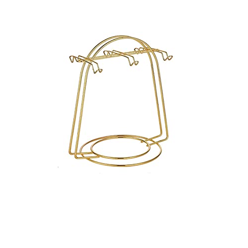 N+B Soporte para tazas de té, tazas de café, estante de exhibición, tazas, platos, platillos, estante, colgador de secado, organizador, tazas de acero inoxidable, vasos, platos, soportes (B)