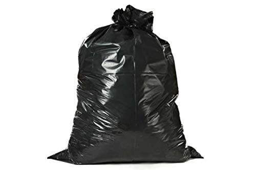 Plasticplace Contractor Trash 42 Gallon │ 3.0 Mil │ Black Heavy Duty Garbage Bag │ 33” x 48” (50 Count)