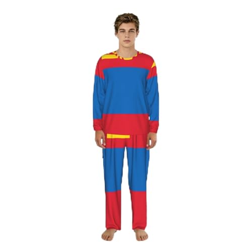 Pyjama homme drapeau mongol pour vos moments de détente à la maison