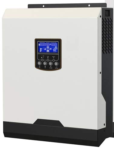 SISHUINIANHUA solar-inverter hybride met zuivere sinusgolf 3000 VA 2400 W ingang 24 VDC uitgang 220 VAC regelaar zonnelader 50 A en oplader AC