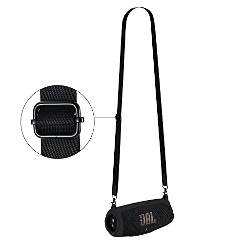 Siliconen hoes voor JBL Charge 5, beschermhoes met schouderriem en karabijnhaak voor JBL Charge 5, draagbare reistas… - Image 7