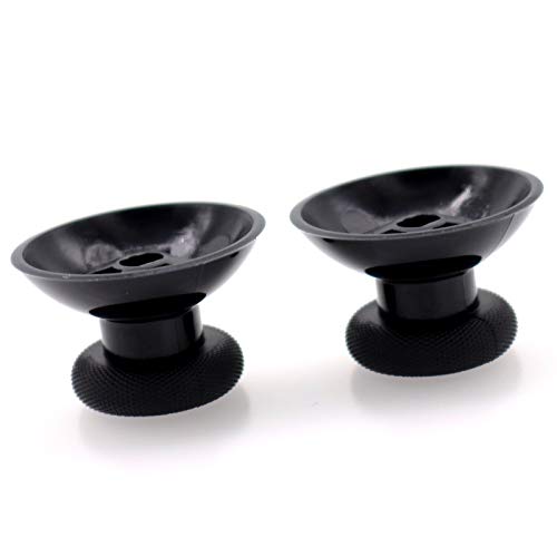 Image of Deal4GO 2-Pack OEM Thumbsticks Concave Analog Replacement for Xbox one Controller Rubber Joystick Thumb Grips (Black)