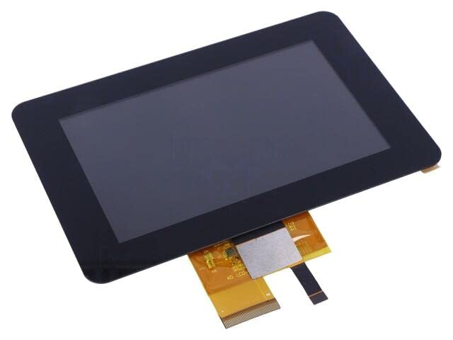 Afficheur tactile TFT 5" avec résolution 800x480 et rétroéclairage LED basse consommation