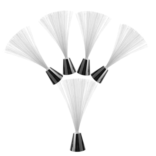 Gatuida 5pcs Multicolor Changing Fiber Optic Lamp for Holiday and Wedding Centerpiece Gypsophila Design Battery Operated Decorative Light Creates Warm Atmosphere