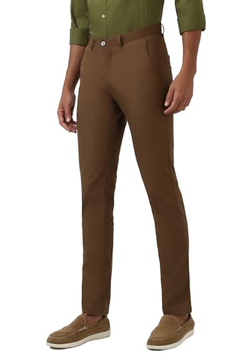 Image of Peter England Men's Slim Casual Pants