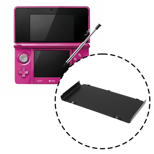 Image of Front Back Faceplate Plates Upper Battery Housing Shell Cover Compatible with Nintendo New 3DS 2015 Version, Black