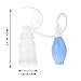 Healifty Manual Hand Pump Breast Milk Container Breastfeeding Tool with Silicone Suction Cup for New Mothers Baby Feeding