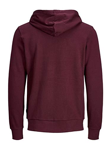 Sweat à capuche homme Jack & Jones confortable en rouge taille L