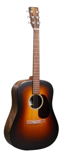 Martin D-X2E Dreadnought Acoustic-electric Guitar - Ziricote Burst