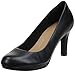 Clarks Adriel Viola, Pompe pour Robe Femme, Black Leather, 34 EU