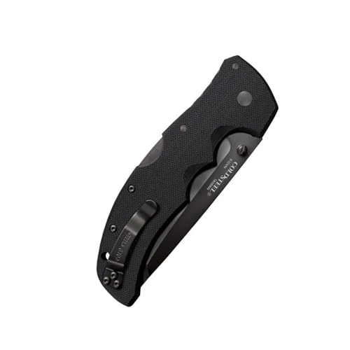 Image of COLD STEEL Recon 1 4 inch S35VN Razor-Sharp Blade 5.375 inch G-10 Handle Tactical Folding Knife w /Tri-Ad Lock, Ambidextrous Pocket /Belt Clip