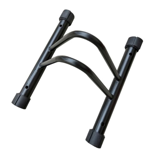 KOMBIUDA Black Floor Bike Storage Rack Durable Stand for Use Space Saving Parking for Mountain Road and Folding Bikes Resistant Design