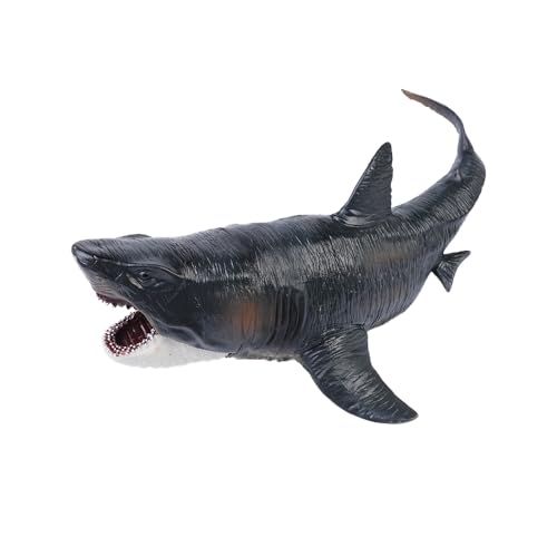 Sarini Modelo de Tiburón Grande, Estatua de Megalodón, Modelo de Tiburón Realista, Simulación de Animales Marinos Prehistóricos, 27 cm
