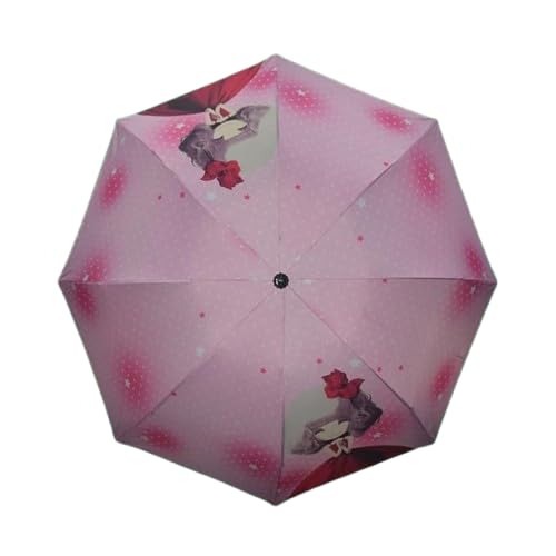 Image of KEKEMI 3 Fold Plain Pipine Umbrella for Men & Women