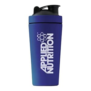 Applied Nutrition Metal Protein Shaker – Sports Supplements Stainless Steel Shaker, Metal Shaker Bottle, Durable & Lightweight (750ml)