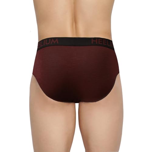 Image of HEELIUM Bamboo Underwear Brief for Men | 3X Softer Than Cotton & Odour Free | Stretchy Fabric & Durable Waistband
