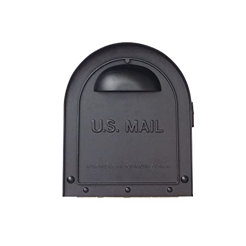 Special Lite Products Classic Curbside Mailboxes With Newspaper Tube, Locking Inserts And Fresno Double Mount Mailbox Post #TOP4