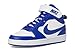 Nike Unisex Kids Court Borough Mid 2 (Big Kid) White/Deep Night/White 5 Medium Big Kid