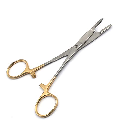 OdontoMed2011 Gold Handle Olsen HEGAR Needle Holder 5.5