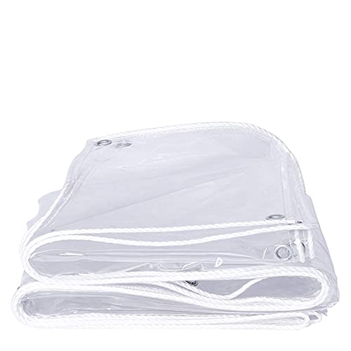 Lona impermeable transparente y cortina protectora solar de PVC 2