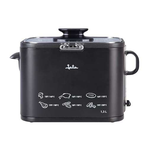 JATA FR5600 - Freidora Aceite Compacta. Capacidad: 1,3 litros. Antiadherente. Libre de PFOA y PTFE....