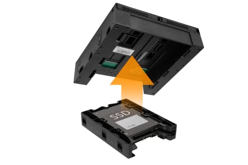 ICY DOCK ExpressCage MB322SP-B + EZ-Fit Lite MB290SP-B 4 bahías SSD miniatura 1