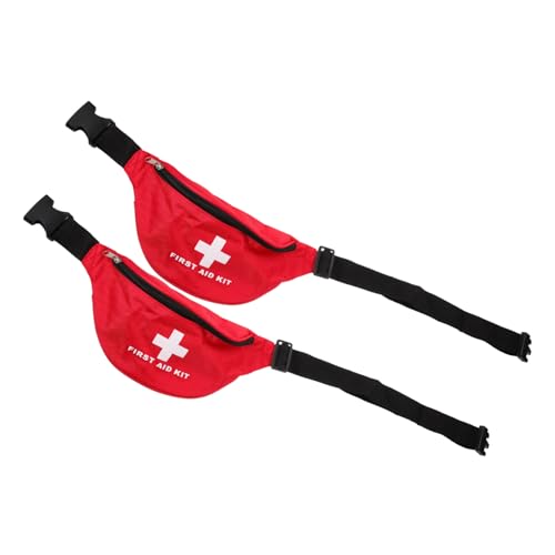 Happyyami Durable Travel Belt Bag First Aid Kit for Outdoor School Hiking Medical