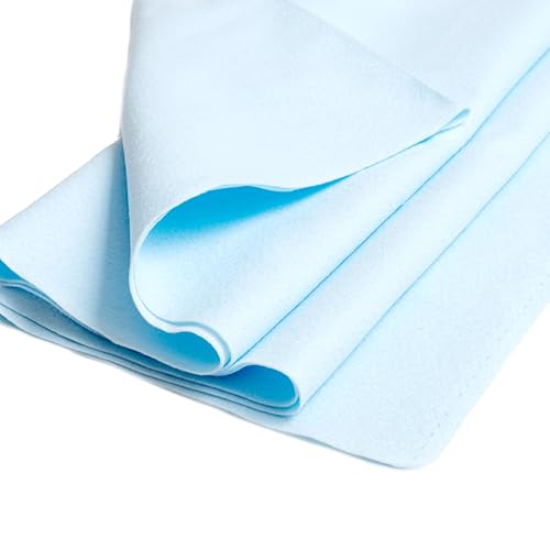 Feutre bleu ciel feutrine douce pour couture de vêtements patchwork et création d'accessoires