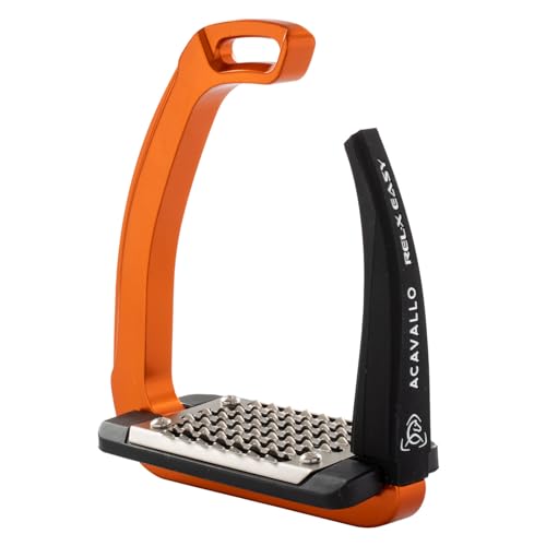 Rel-X Easy Safety Stirrups - Orange