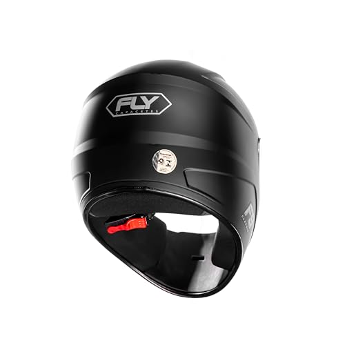 Capacete Moto Feminino Masculino Fly F-9 Classic Preto Fosco (58)
