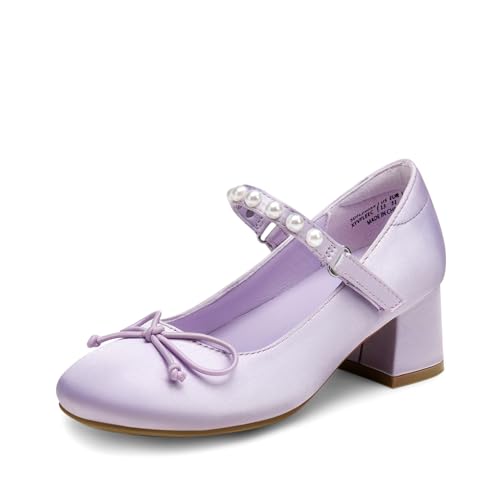 DREAM PAIRS Girls Dress Shoes High Heels Party Wedding Princess Pump for Little Big Kid
