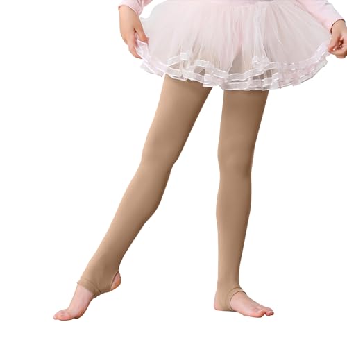 Century Star Girls Ballet Dance Stirrup Tights - Ultra Soft Stockings, Ballet, Kids, Super Elasticity, School Uniform