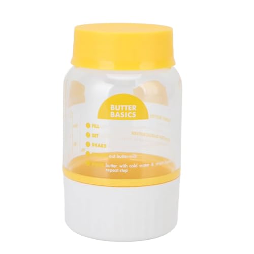 Koolenry Botella Multifuncional para Hacer Mantequilla, Separador de Crema para Cocinar y Hornear, Herramienta para Hacer Mantequilla