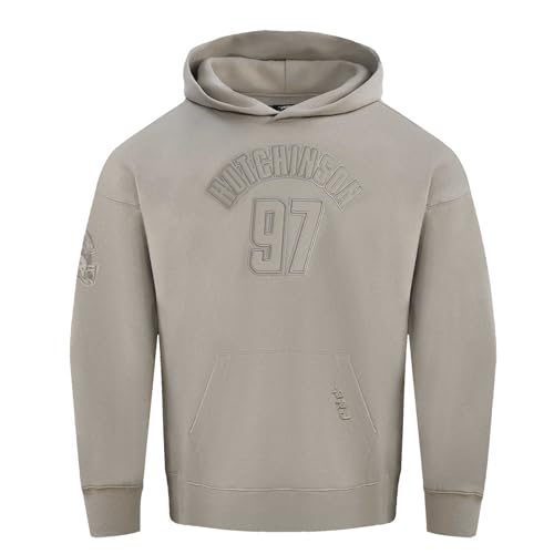 Pro Standard Men's Aidan Hutchinson Tan Detroit Lions Player Name & Number Pullover Hoodie - Image 3
