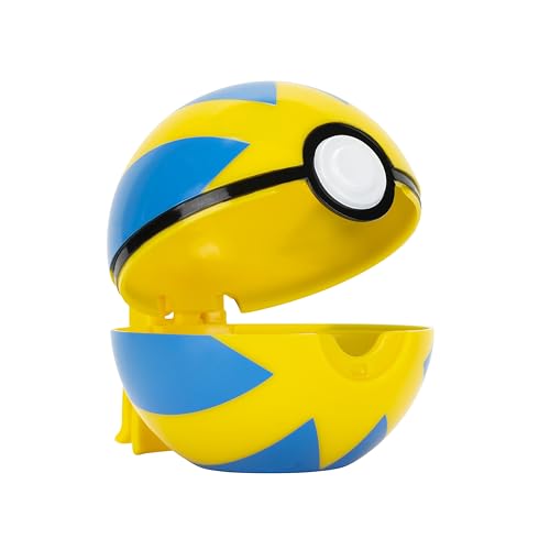 Image of Pokemon PKW4168 Panflam Clip 'N' Go Belt Set - Panflam Battle Figure with Float Ball, Hyperball and Belt Official Set